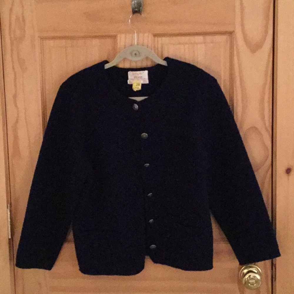 Tally ho 100% boiled wool sweater